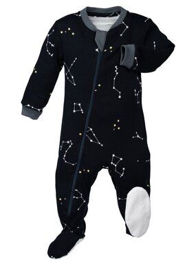 ZippyJamz Galaxy Love Organic Cotton Sleeper 12-18 Months